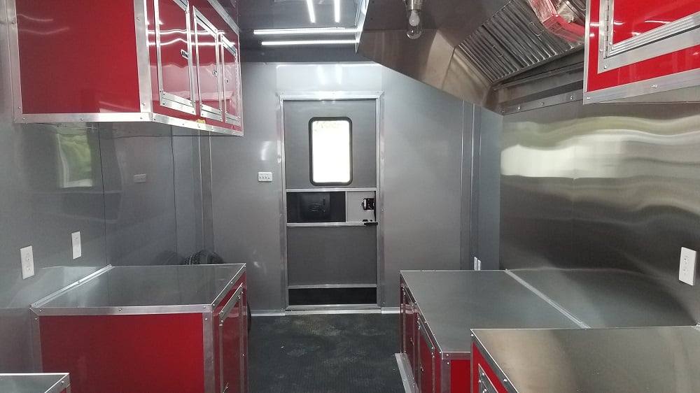 814-8.5-x-26-red-black-porch-style-concession-food-trailer-19.jpg 8.5' x 26' Red & Black Porch Style Concession Food Trailer
