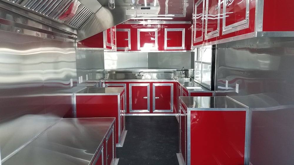 814-8.5-x-26-red-black-porch-style-concession-food-trailer-25.jpg 8.5' x 26' Red & Black Porch Style Concession Food Trailer