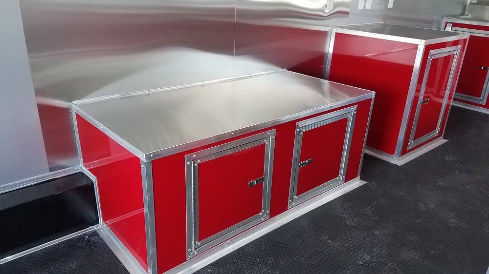 814-8.5-x-26-red-black-porch-style-concession-food-trailer-29.jpg 8.5' x 26' Red & Black Porch Style Concession Food Trailer