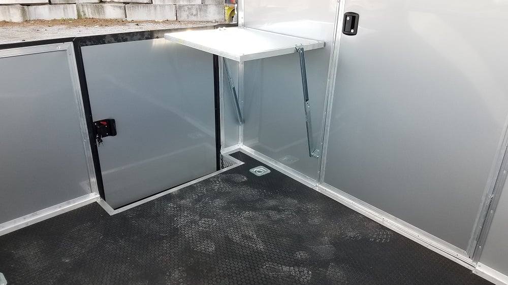 814-8.5-x-26-red-black-porch-style-concession-food-trailer-30.jpg 8.5' x 26' Red & Black Porch Style Concession Food Trailer