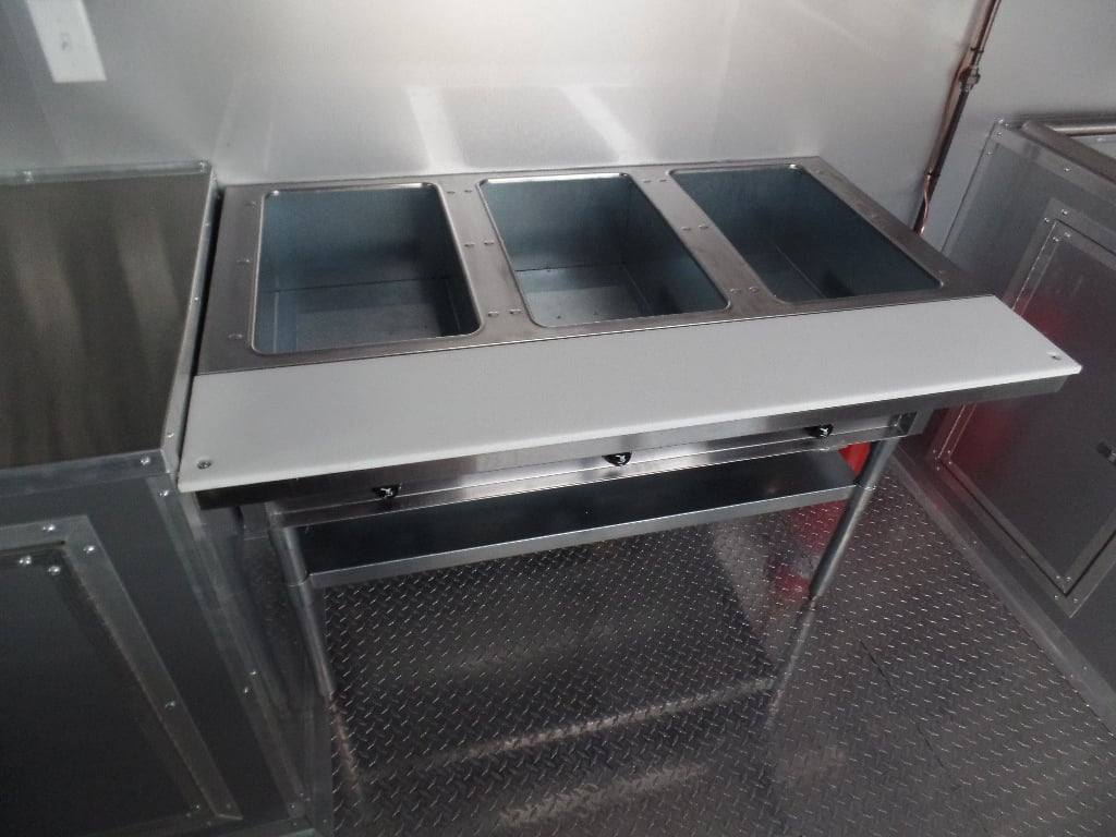 815-8.5-x-26-red-and-black-concession-bbq-food-trailer-with-appliances-29.jpg 8.5' x 26' Red And Black Concession BBQ Food Trailer With Appliances
