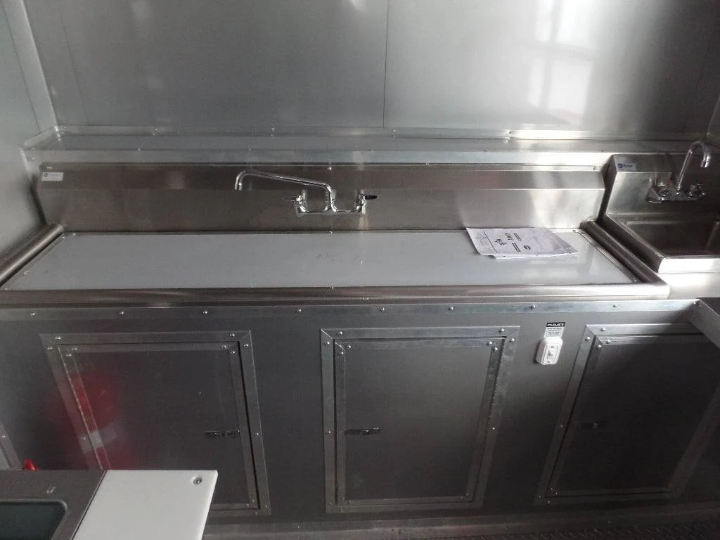 815-8.5-x-26-red-and-black-concession-bbq-food-trailer-with-appliances-34.webp 8.5' x 26' Red And Black Concession BBQ Food Trailer With Appliances