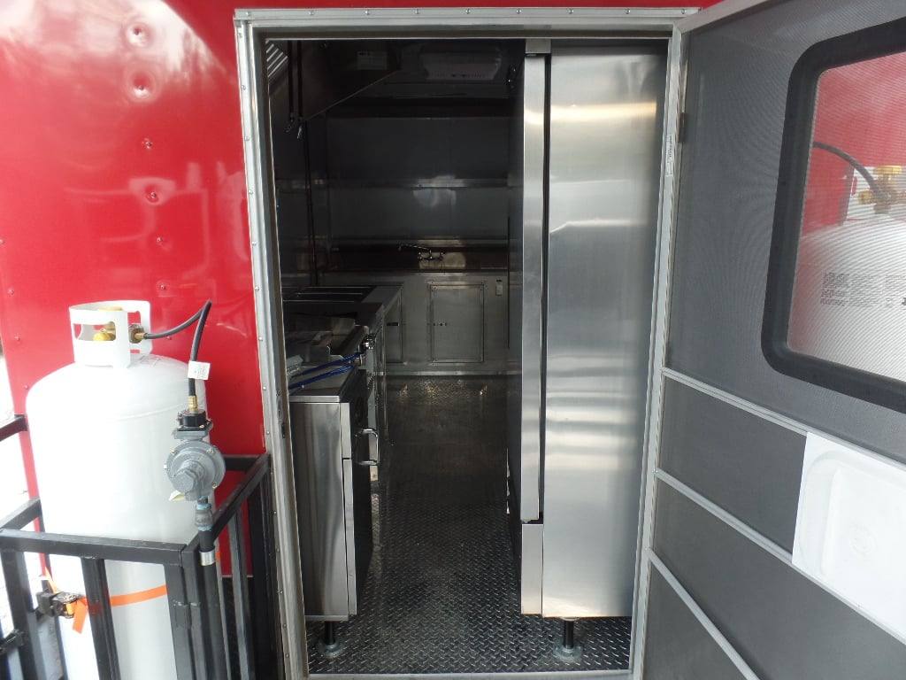 816-8.5-x-26-red-and-black-concession-food-trailer-with-appliances-11.jpg 8.5' x 26' Red And Black Concession Food Trailer With Appliances
