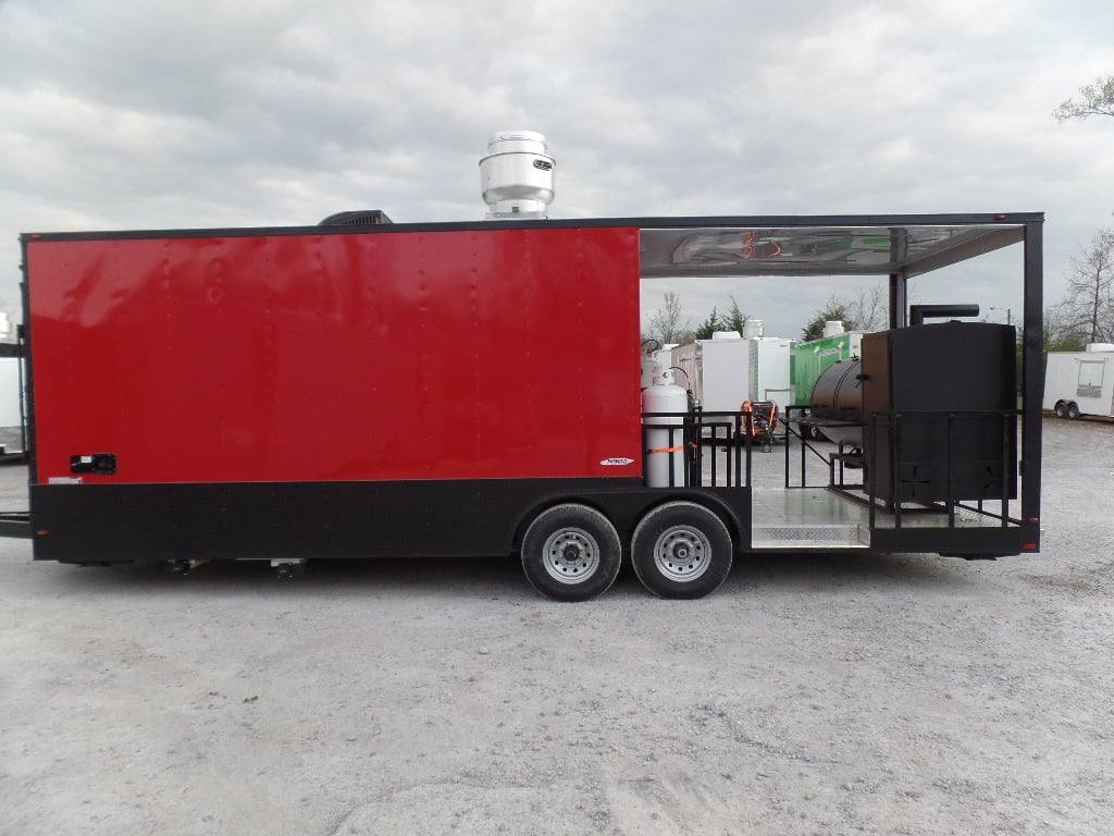 816-8.5-x-26-red-and-black-concession-food-trailer-with-appliances-21.jpg 8.5' x 26' Red And Black Concession Food Trailer With Appliances