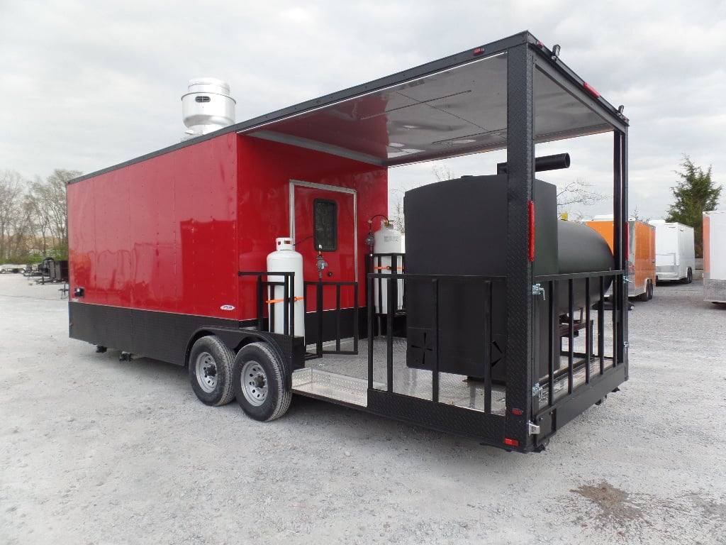 816-8.5-x-26-red-and-black-concession-food-trailer-with-appliances-29.jpg 8.5' x 26' Red And Black Concession Food Trailer With Appliances