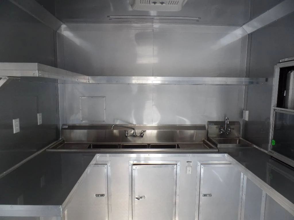 817-8.5-x-26-red-bbq-event-catering-concession-food-trailer-11.webp 8.5' x 26' Red BBQ Event Catering Concession Food Trailer