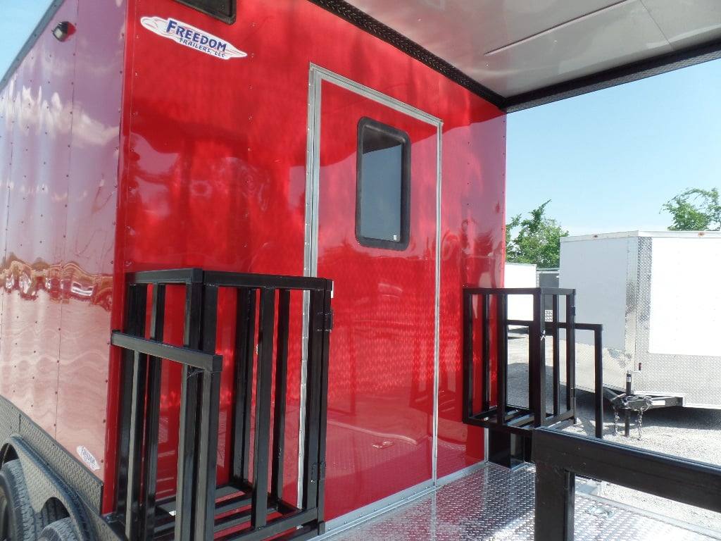 817-8.5-x-26-red-bbq-event-catering-concession-food-trailer-12.jpg 8.5' x 26' Red BBQ Event Catering Concession Food Trailer