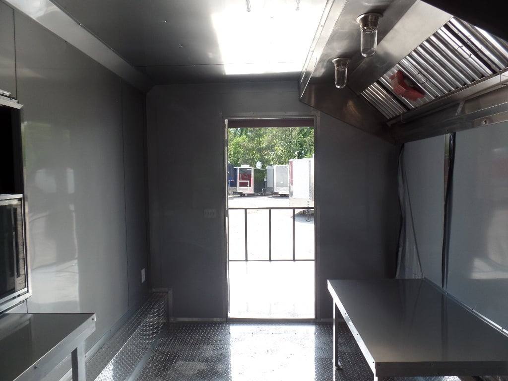 817-8.5-x-26-red-bbq-event-catering-concession-food-trailer-3.jpg 8.5' x 26' Red BBQ Event Catering Concession Food Trailer