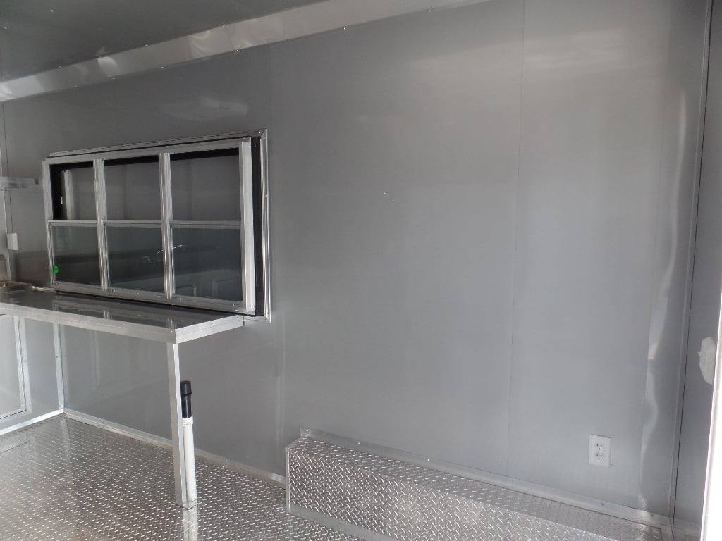 817-8.5-x-26-red-bbq-event-catering-concession-food-trailer-4.jpg 8.5' x 26' Red BBQ Event Catering Concession Food Trailer