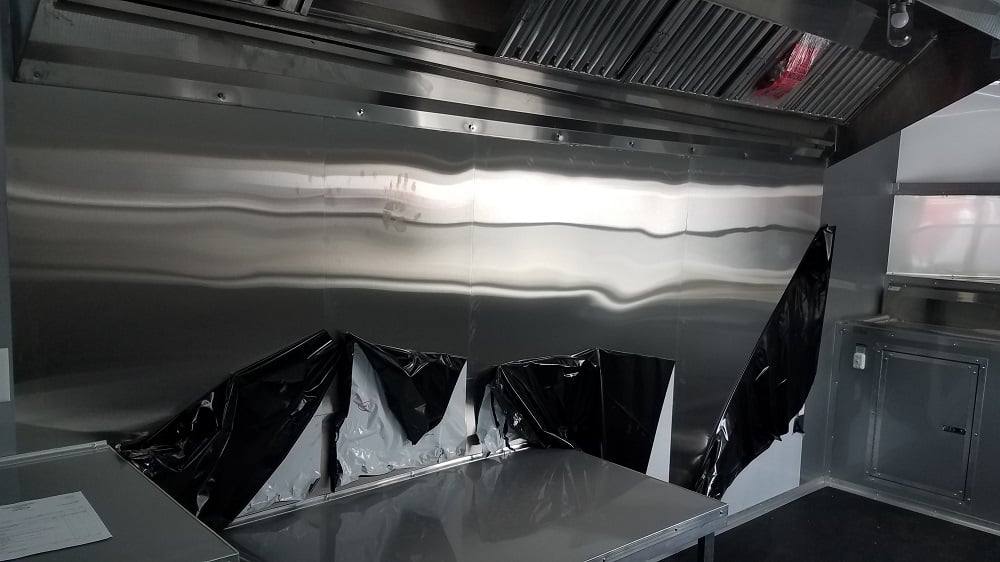 818-8.5-x-26-red-concession-bbq-food-event-catering-trailer-2.jpg 8.5' x 26' Red Concession BBQ Food Event Catering Trailer