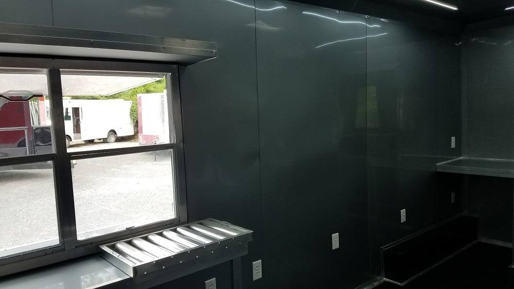 818-8.5-x-26-red-concession-bbq-food-event-catering-trailer-21.jpg 8.5' x 26' Red Concession BBQ Food Event Catering Trailer