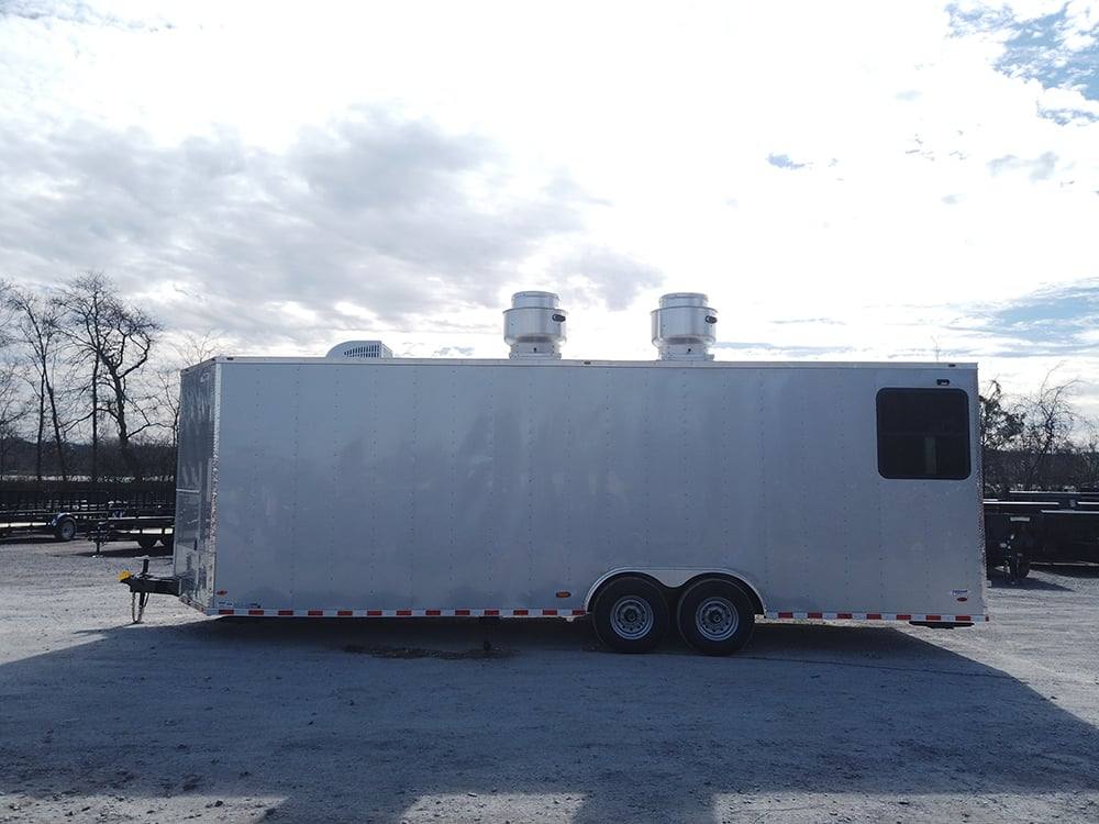 819-8.5-x-26-silver-frost-concession-food-trailer-10.jpg 8.5' x 26' Silver Frost Concession Food Trailer