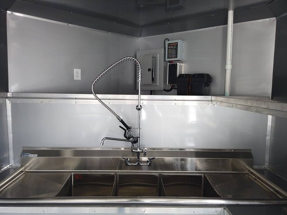 819-8.5-x-26-silver-frost-concession-food-trailer-11.jpg 8.5' x 26' Silver Frost Concession Food Trailer