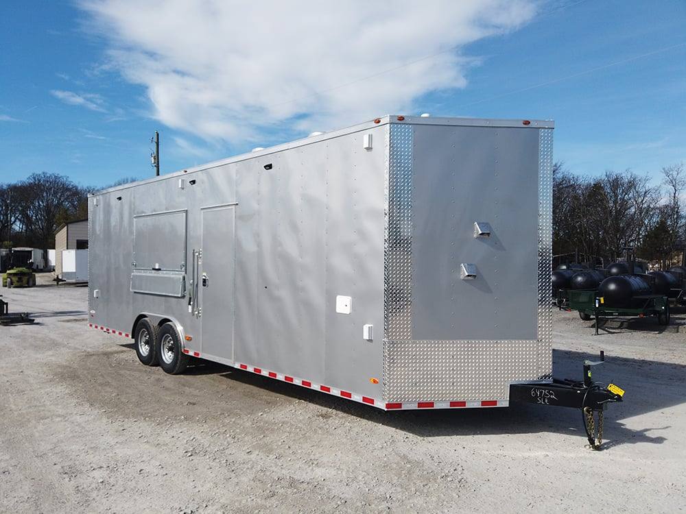 819-8.5-x-26-silver-frost-concession-food-trailer-12.jpg 8.5' x 26' Silver Frost Concession Food Trailer