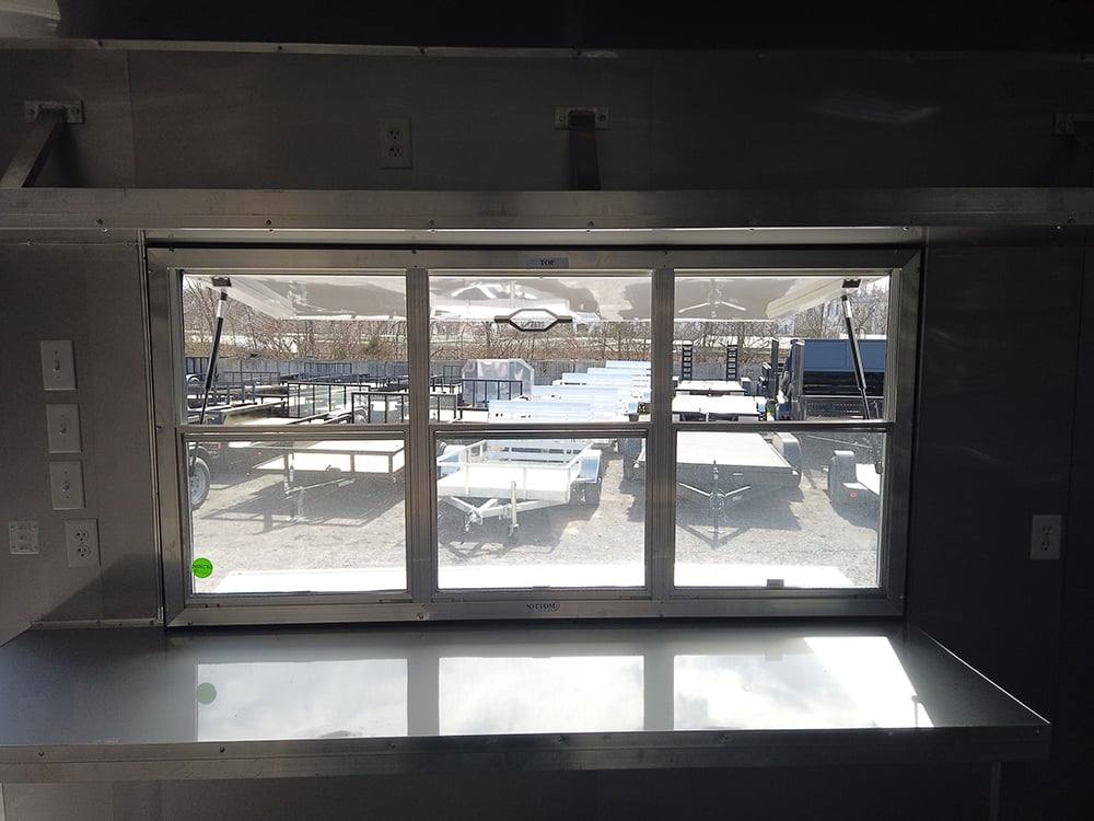 819-8.5-x-26-silver-frost-concession-food-trailer-13.jpg 8.5' x 26' Silver Frost Concession Food Trailer