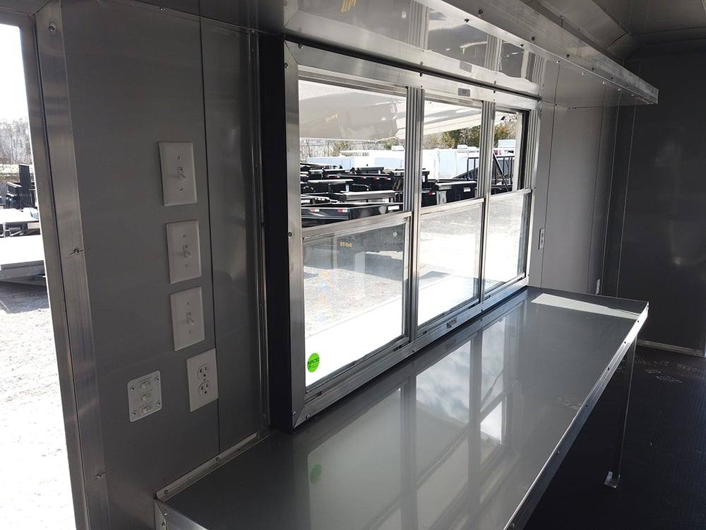 819-8.5-x-26-silver-frost-concession-food-trailer-14.jpg 8.5' x 26' Silver Frost Concession Food Trailer