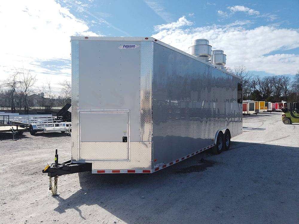 819-8.5-x-26-silver-frost-concession-food-trailer-15.jpg 8.5' x 26' Silver Frost Concession Food Trailer