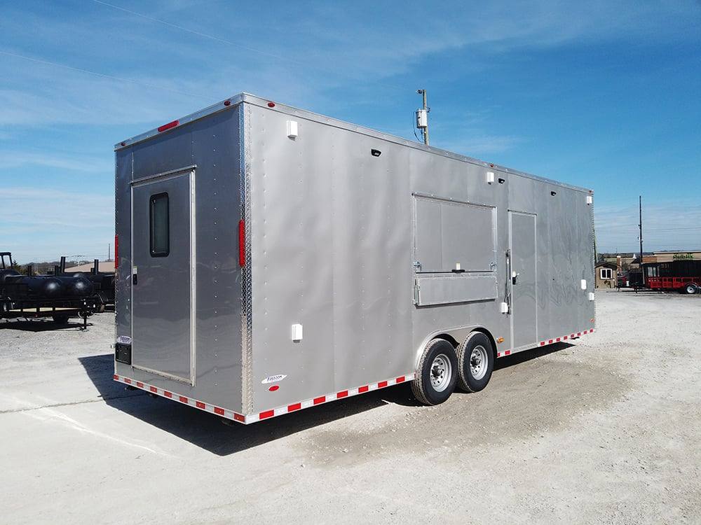 819-8.5-x-26-silver-frost-concession-food-trailer-20.jpg 8.5' x 26' Silver Frost Concession Food Trailer