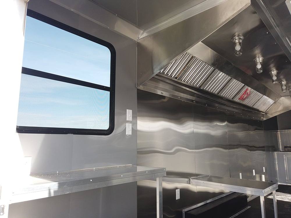 819-8.5-x-26-silver-frost-concession-food-trailer-3.jpg 8.5' x 26' Silver Frost Concession Food Trailer