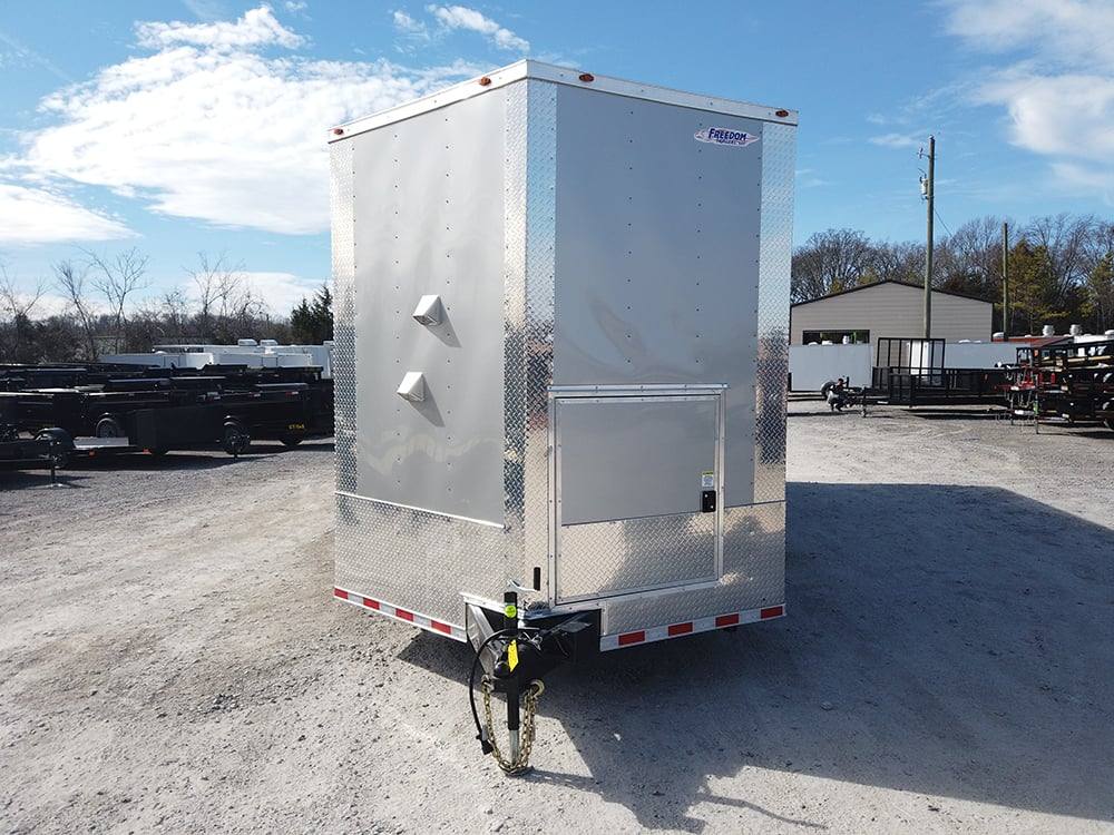 819-8.5-x-26-silver-frost-concession-food-trailer-4.jpg 8.5' x 26' Silver Frost Concession Food Trailer