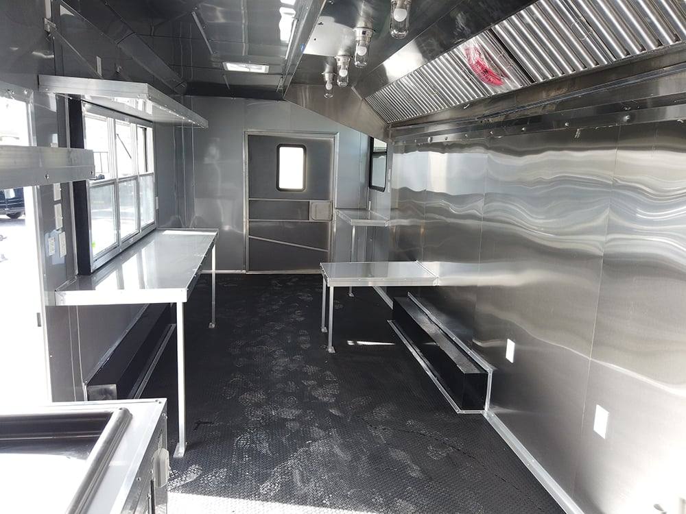 819-8.5-x-26-silver-frost-concession-food-trailer-7.jpg 8.5' x 26' Silver Frost Concession Food Trailer