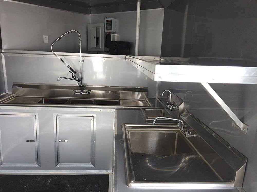819-8.5-x-26-silver-frost-concession-food-trailer-9.jpg 8.5' x 26' Silver Frost Concession Food Trailer