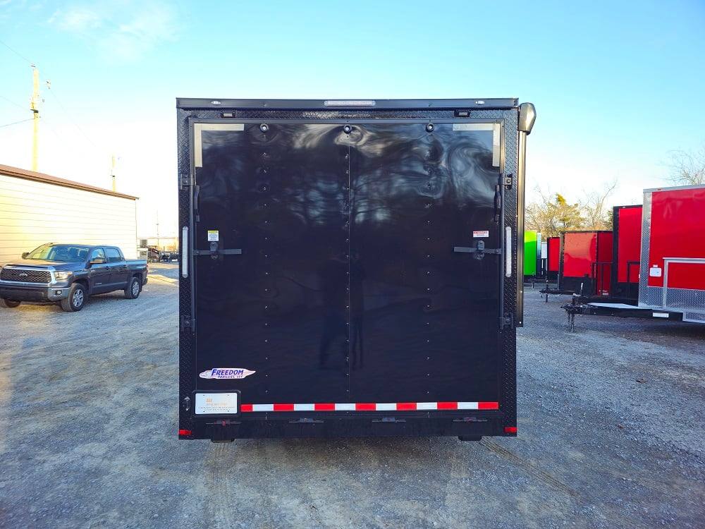 82-8.5-x-16-black-food-event-catering-concession-trailer-12.jpg 8.5' X 16' Black Food Event Catering Concession Trailer