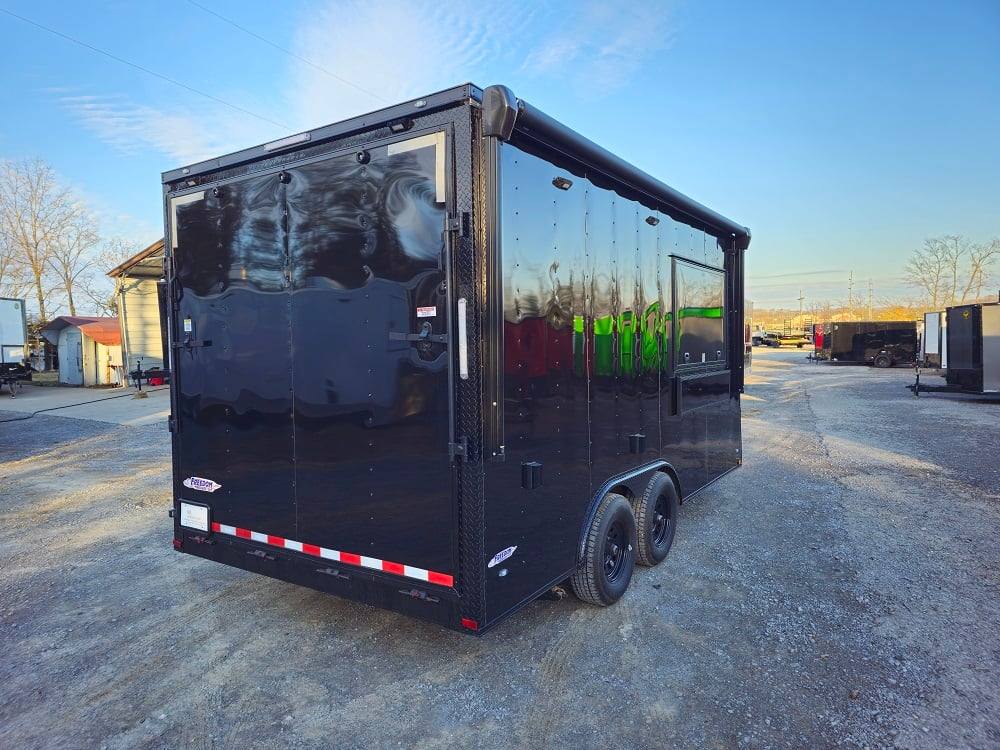 82-8.5-x-16-black-food-event-catering-concession-trailer-13.jpg 8.5' X 16' Black Food Event Catering Concession Trailer