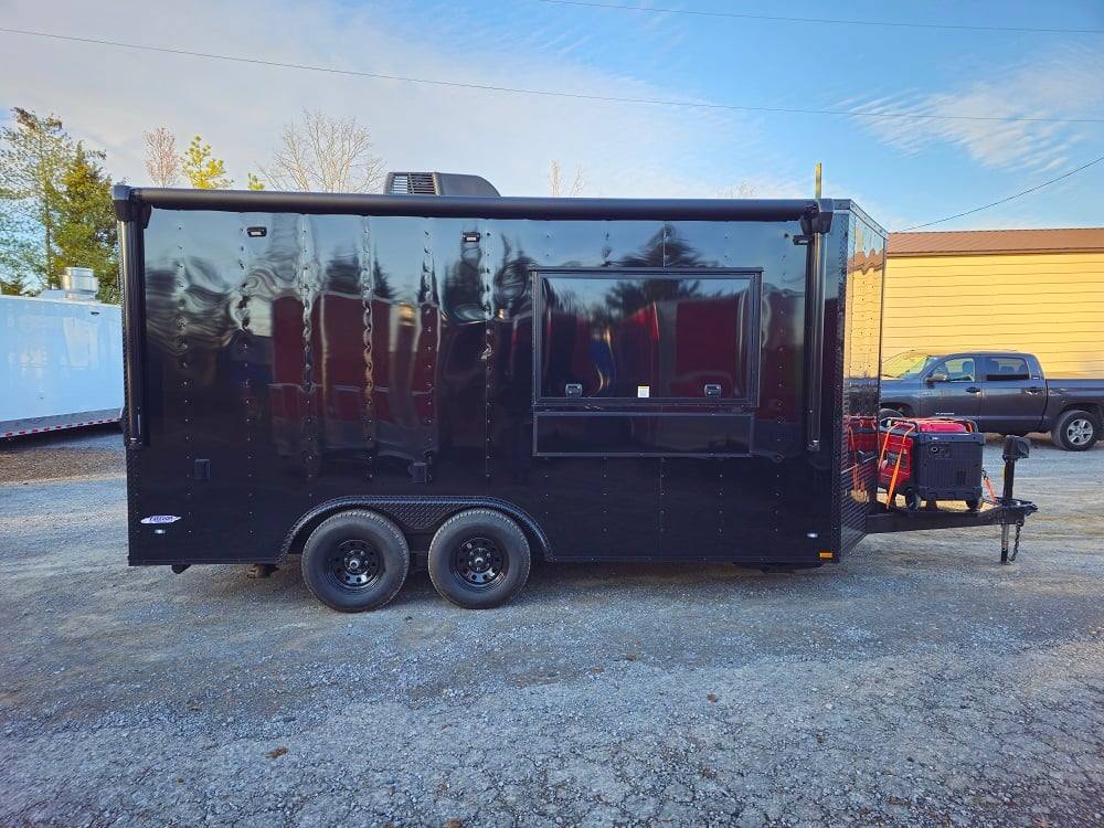 82-8.5-x-16-black-food-event-catering-concession-trailer-14.jpg 8.5' X 16' Black Food Event Catering Concession Trailer