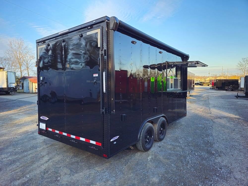 82-8.5-x-16-black-food-event-catering-concession-trailer-16.jpg 8.5' X 16' Black Food Event Catering Concession Trailer