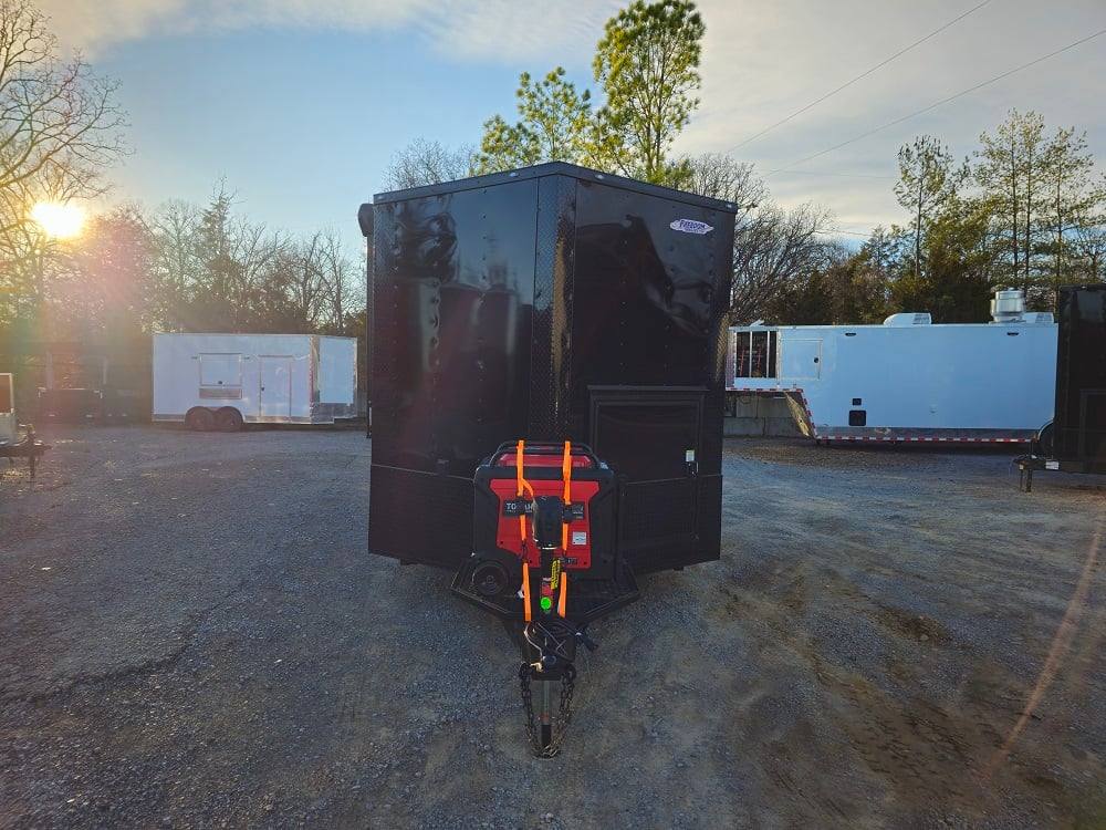 82-8.5-x-16-black-food-event-catering-concession-trailer-2.jpg 8.5' X 16' Black Food Event Catering Concession Trailer