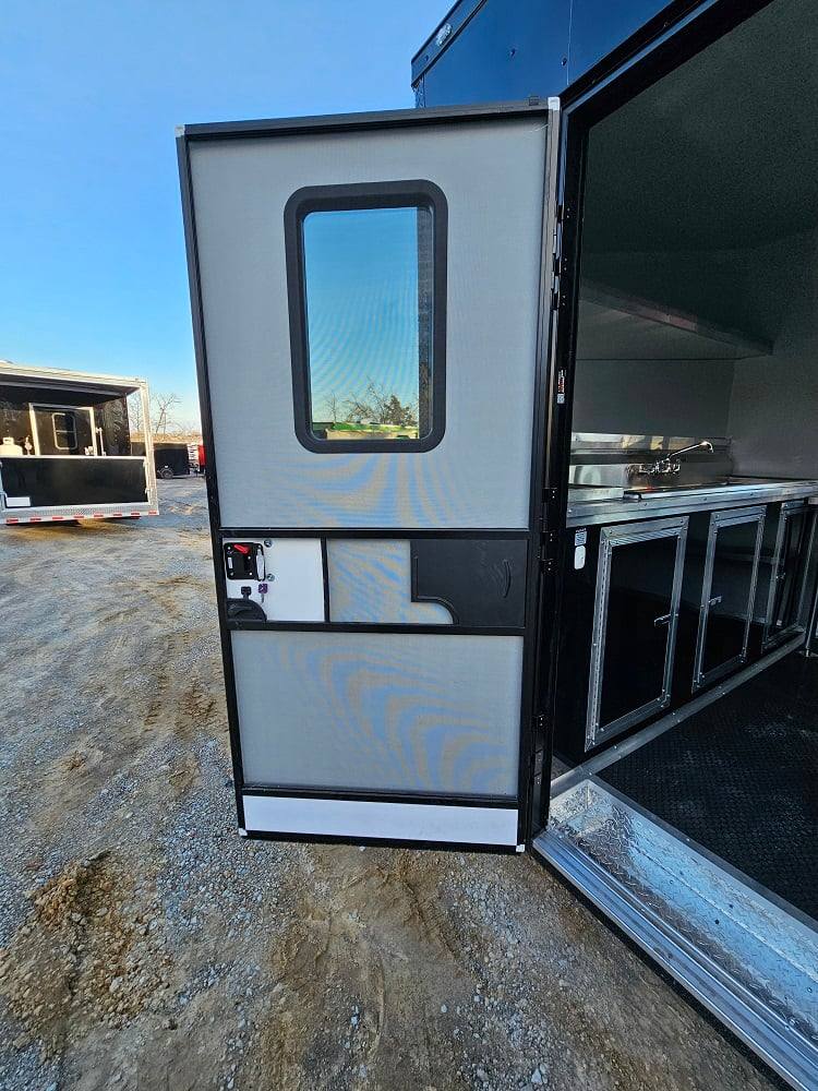 82-8.5-x-16-black-food-event-catering-concession-trailer-29.jpg 8.5' X 16' Black Food Event Catering Concession Trailer