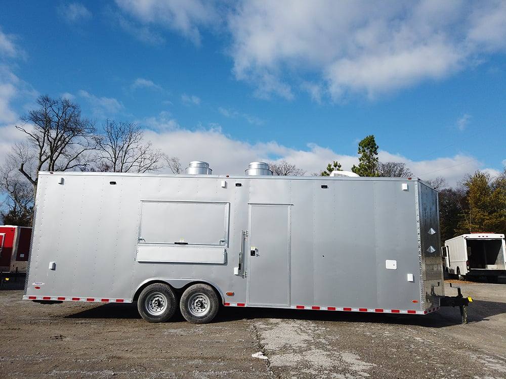 820-8.5-x-26-silver-frost-concession-food-trailer-with-appliances-1.jpg 8.5' x 26' Silver Frost Concession Food Trailer with Appliances