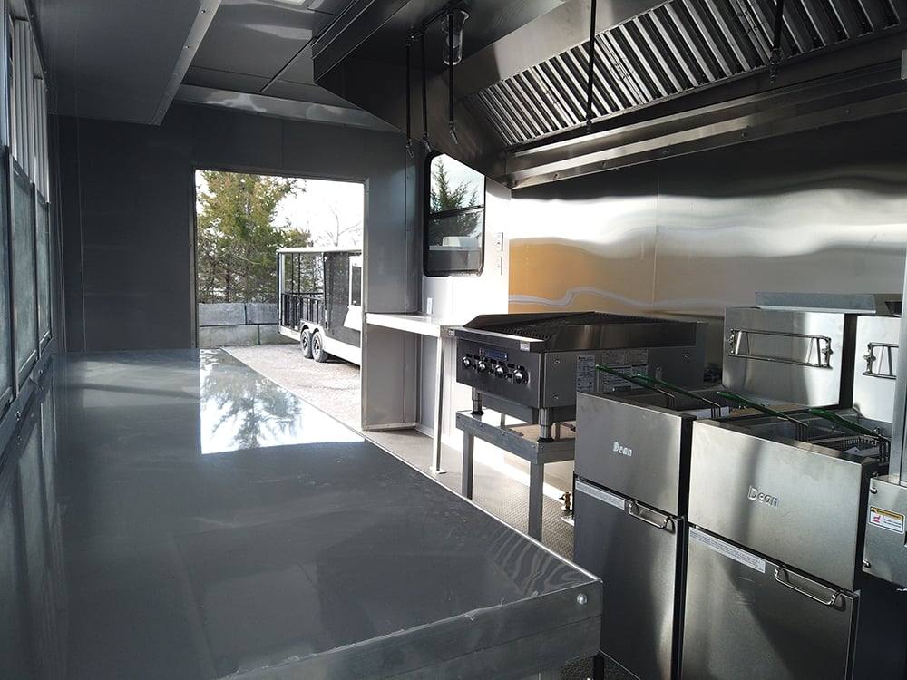 820-8.5-x-26-silver-frost-concession-food-trailer-with-appliances-13.jpg 8.5' x 26' Silver Frost Concession Food Trailer with Appliances