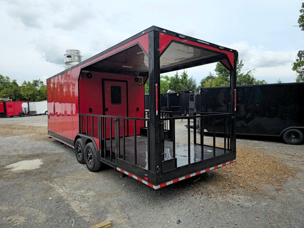 821-8.5-x-26-victory-red-bbq-food-event-catering-vending-10.jpg 8.5' X 26' Victory Red BBQ Food Event Catering Vending