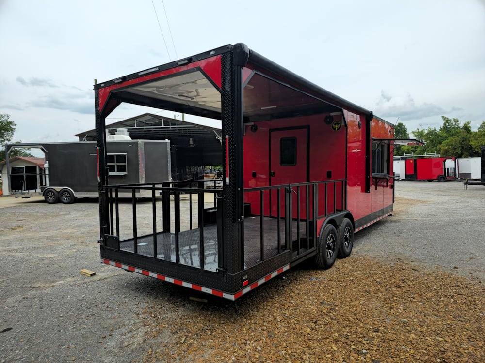 821-8.5-x-26-victory-red-bbq-food-event-catering-vending-16.jpg 8.5' X 26' Victory Red BBQ Food Event Catering Vending