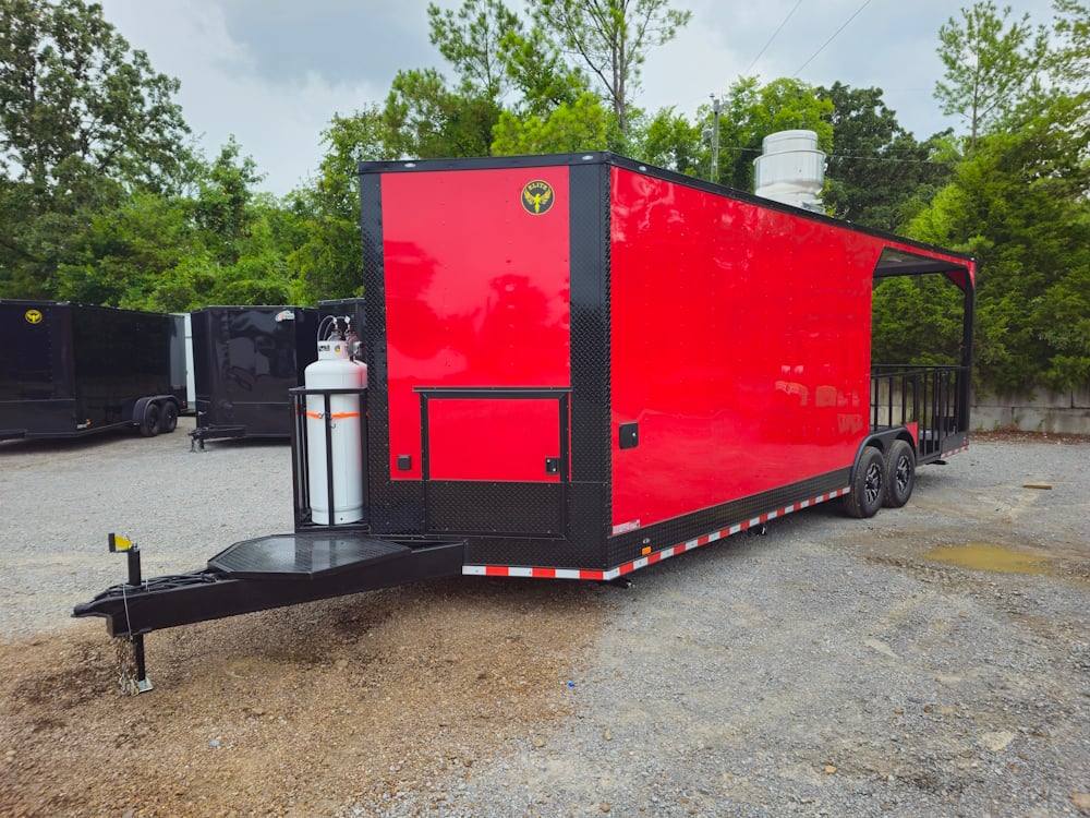 821-8.5-x-26-victory-red-bbq-food-event-catering-vending-7.jpg 8.5' X 26' Victory Red BBQ Food Event Catering Vending