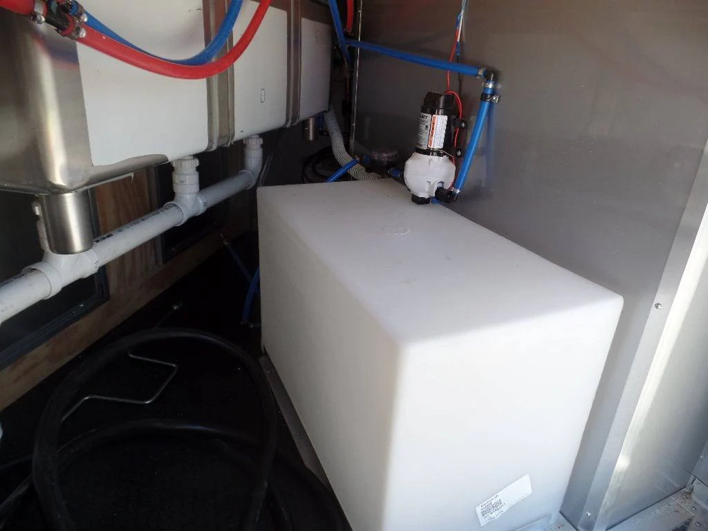 8.5' x 26' White BBQ Porch Concession Food Trailer