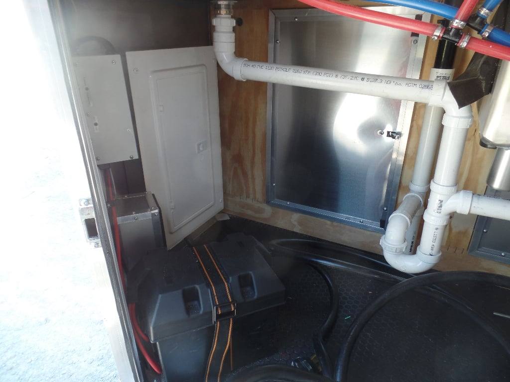 8.5' x 26' White BBQ Porch Concession Food Trailer