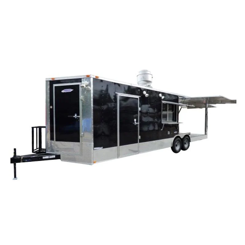 826-8.5-x-27-concession-trailer-black-bbq-catering-event-trailer-1.webp 8.5' x 27' Concession Trailer Black BBQ Catering Event Trailer