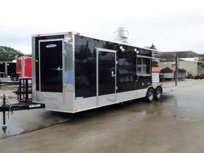 826-8.5-x-27-concession-trailer-black-bbq-catering-event-trailer-10.jpg 8.5' x 27' Concession Trailer Black BBQ Catering Event Trailer