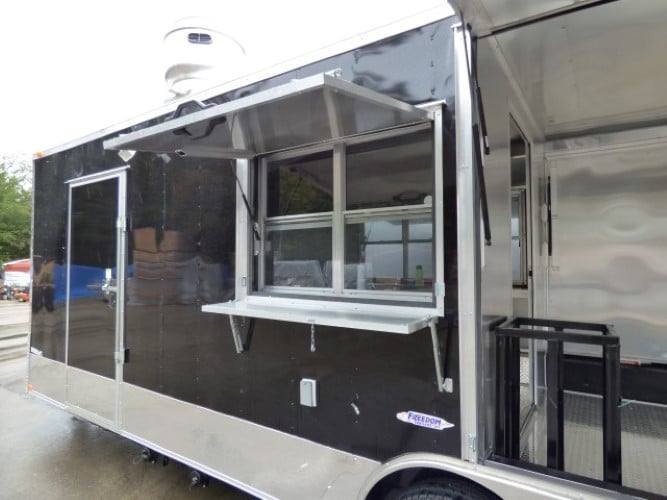 826-8.5-x-27-concession-trailer-black-bbq-catering-event-trailer-19.jpg 8.5' x 27' Concession Trailer Black BBQ Catering Event Trailer