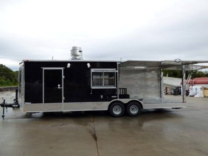 826-8.5-x-27-concession-trailer-black-bbq-catering-event-trailer-28.jpg 8.5' x 27' Concession Trailer Black BBQ Catering Event Trailer