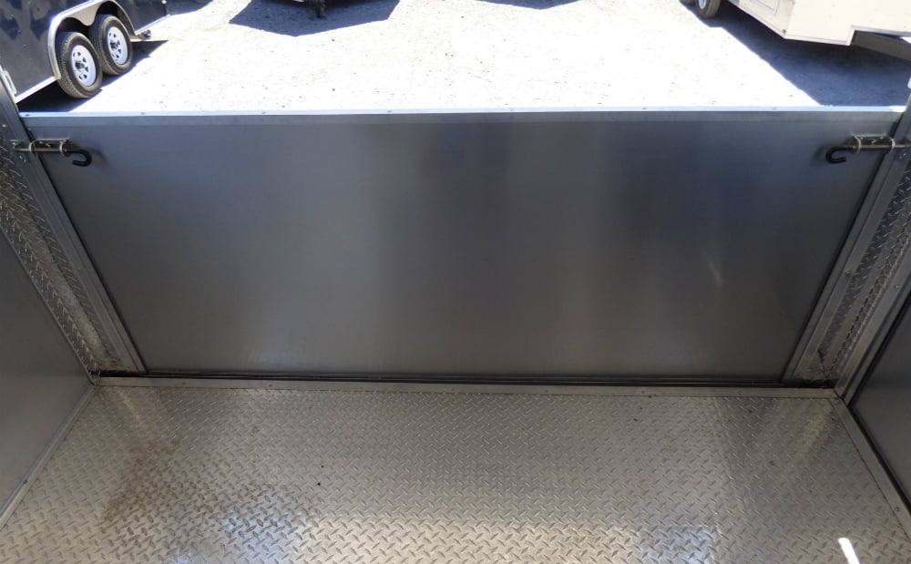 8.5' x 27' Concession Trailer Silver Frost BBQ Food Event Catering