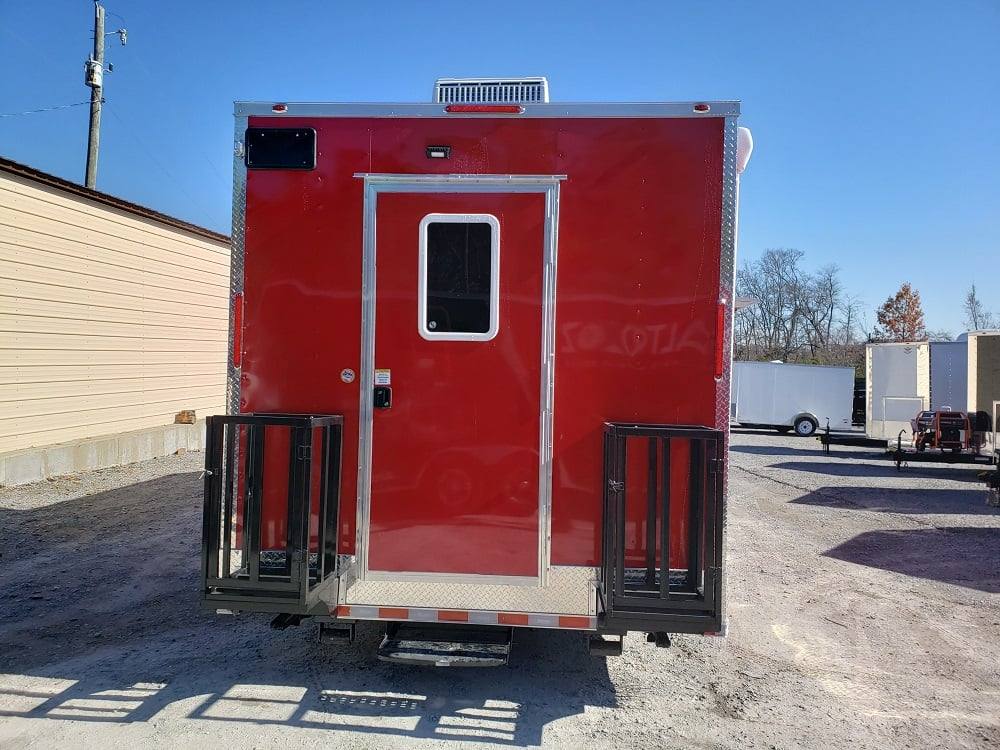828-8.5-x-27-victory-red-gooseneck-concession-food-trailer-16.jpg 8.5' x 27' Victory Red Gooseneck Concession Food Trailer