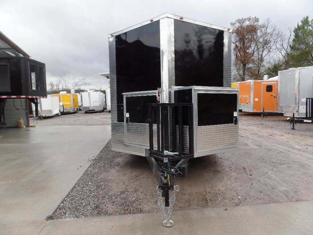 83-8.5-x-16-black-porch-style-concession-food-trailer-20.jpg 8.5' x 16' Black Porch Style Concession Food Trailer