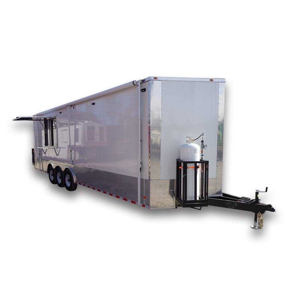 830-8.5-x-27-white-concession-food-trailer-with-appliances-1.jpg 8.5' x 27' White Concession Food Trailer With Appliances