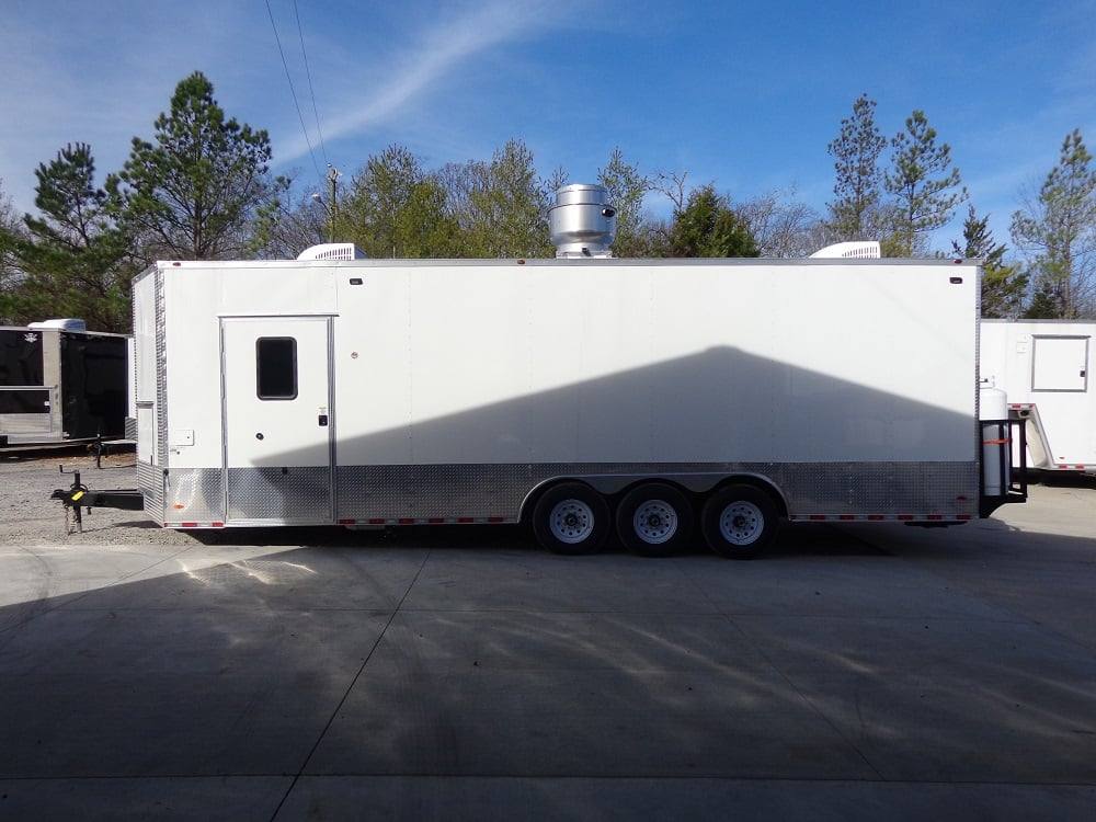 830-8.5-x-27-white-concession-food-trailer-with-appliances-10.jpg 8.5' x 27' White Concession Food Trailer With Appliances