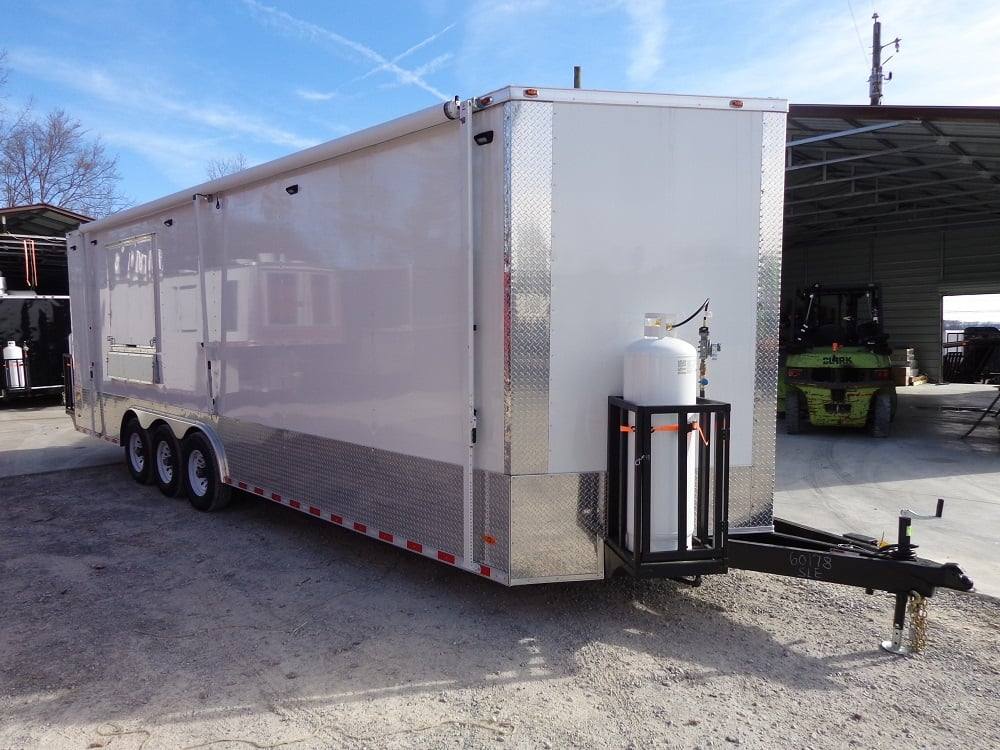 830-8.5-x-27-white-concession-food-trailer-with-appliances-14.jpg 8.5' x 27' White Concession Food Trailer With Appliances