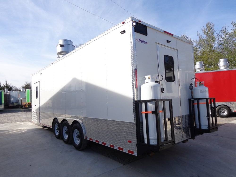 830-8.5-x-27-white-concession-food-trailer-with-appliances-36.jpg 8.5' x 27' White Concession Food Trailer With Appliances